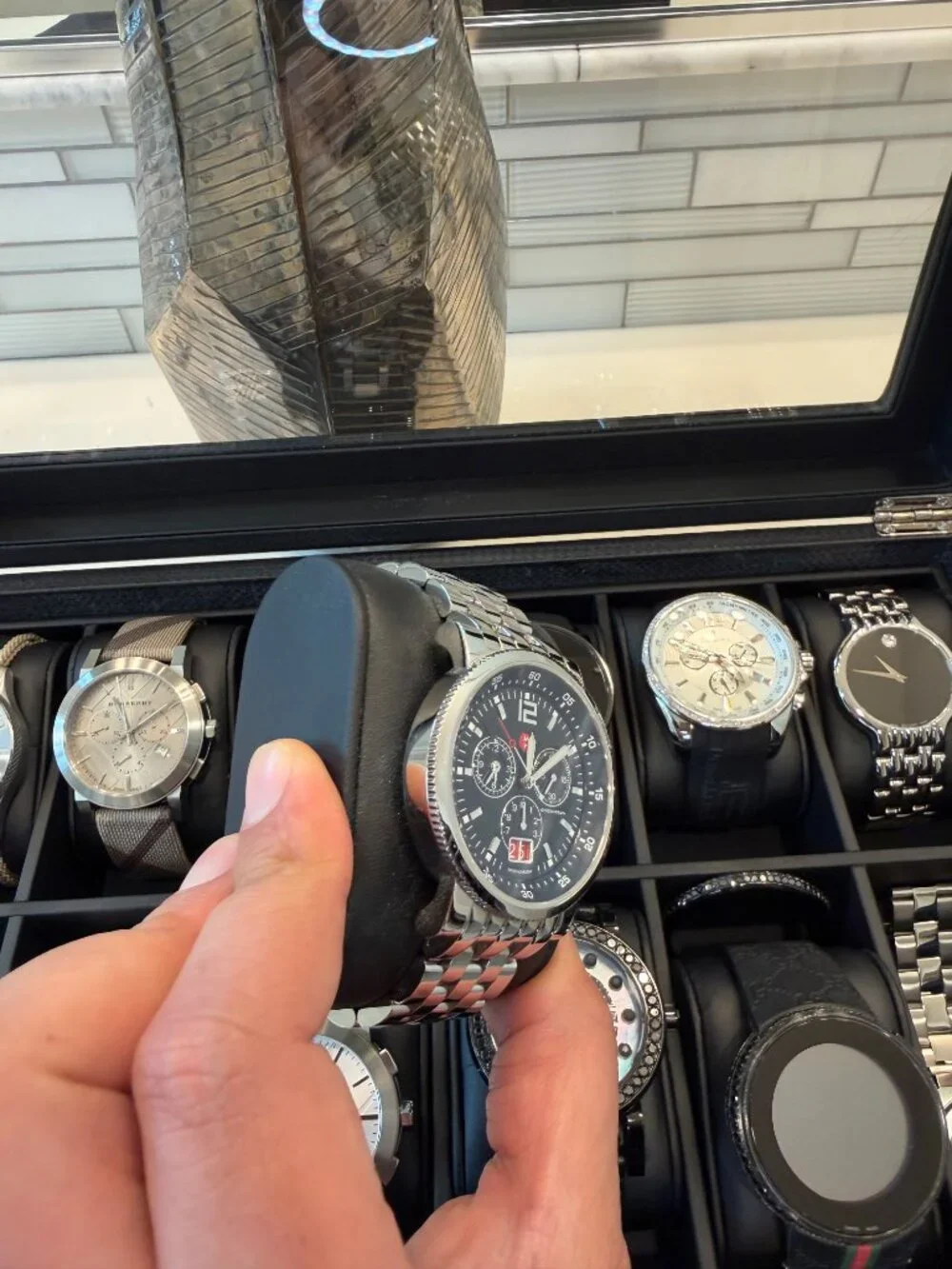 Michele Sport Sail Chronograph Swiss Watch | Stainless Steel